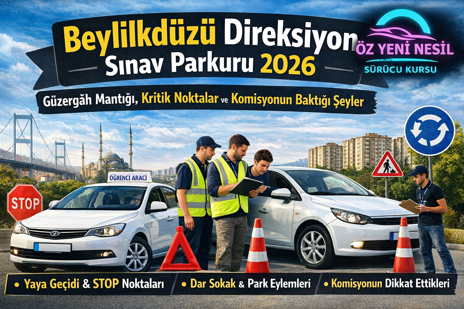 Beylikdüzü Direksiyon Sınav Parkuru 2026: Güzergâh Mantığı, Kritik Noktalar ve Komisyonun Baktığı Şeyler