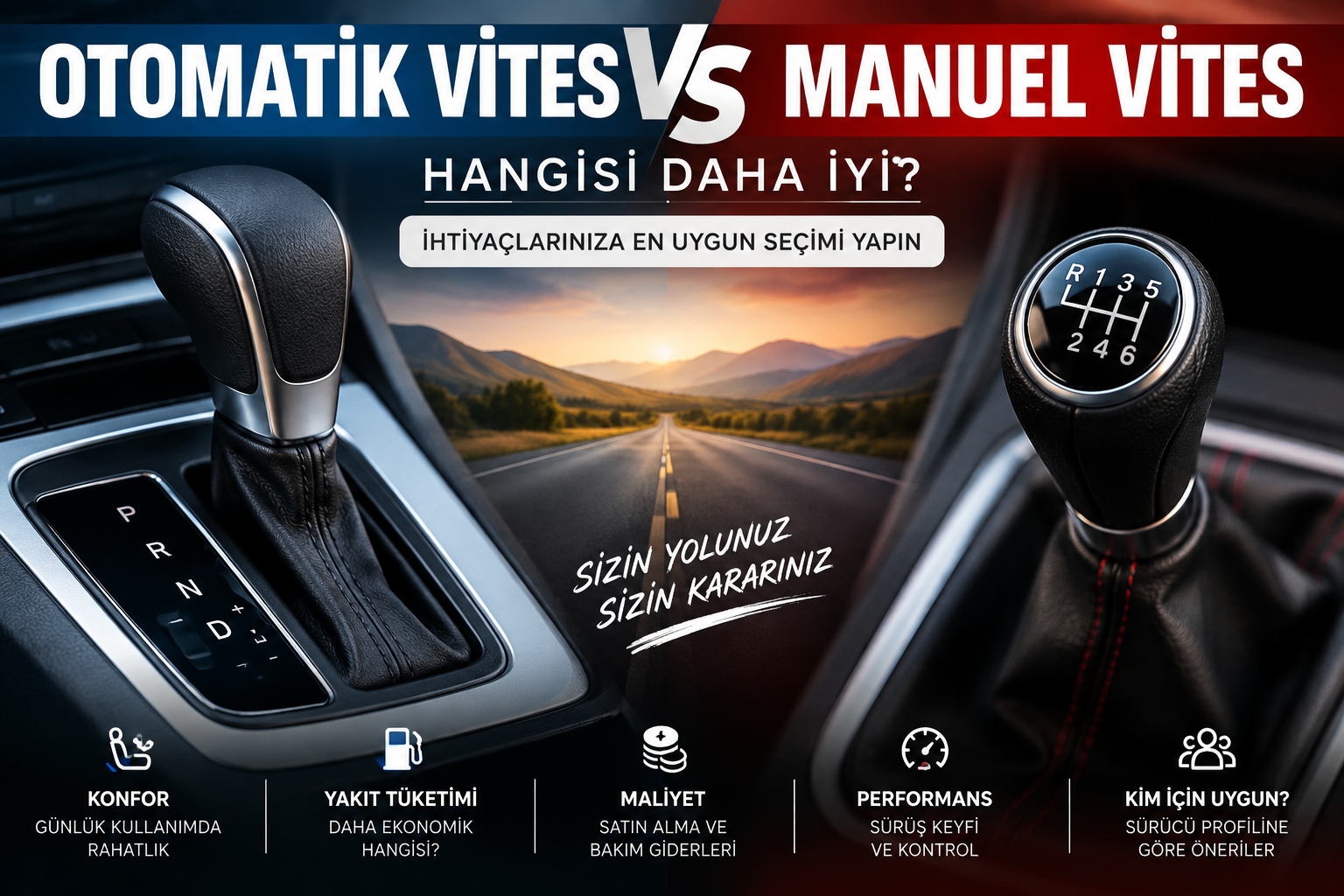 Otomatik Vites mi Manuel Vites mi? Hangisi Daha İyi?