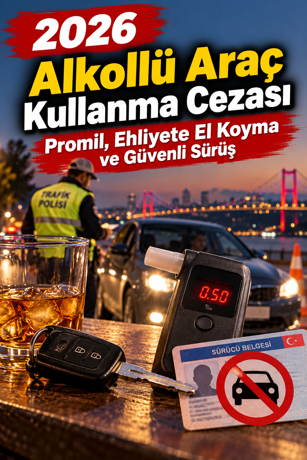 2026 Alkollü Araç Kullanma Cezası: Promil, Ehliyete El Koyma ve Güvenli Sürüş