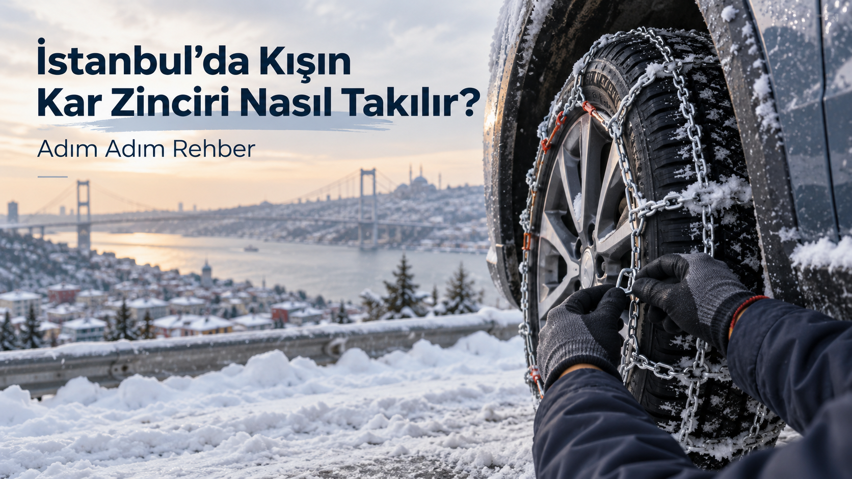 İstanbul’da Kış Aylarında Kar Zinciri Nasıl Takılır? Adım Adım Rehber